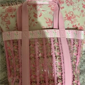 Love shack fancy Floral Pink Tote Bag